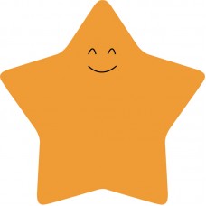 Блок паперу з липким шаром Axent 70х70мм 2444-03-A, Star, 50 аркушів