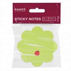 Блок паперу з липким шаром Axent 70х70мм 2444-05-A, Flower, 50 аркушів