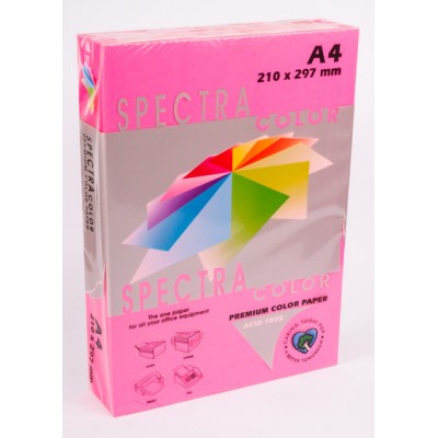 Папір А4 80г\м2 кольорова 500арк червоний неоновий