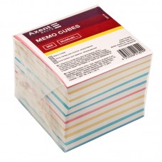 Папір для нотаток Delta Mix D8015, 90х90х80 мм, непроклеєний