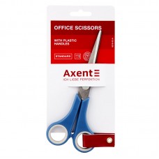 Ножиці Axent Standard 6215-02-A, 17 см, з пластиковими ручками, сині