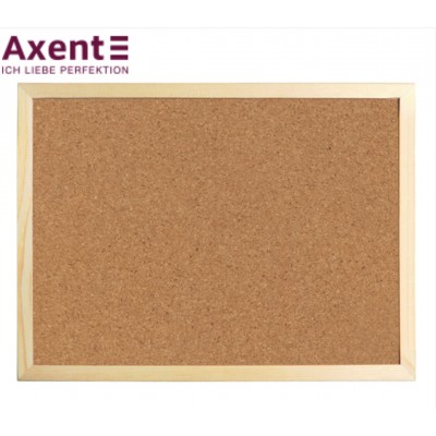 Дошка коркова Axent 9602-A 60х90 см, дерев'яна рамка