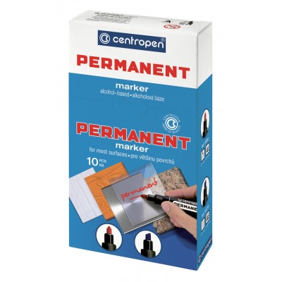 Маркер перманентний Centropen 8566 2,5мм 