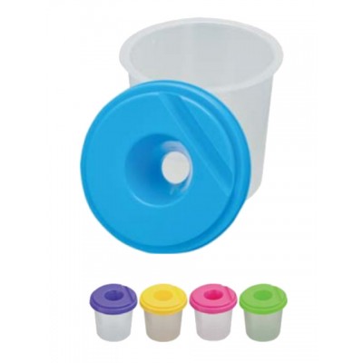 Стакан-непроливайка одинарний,мікс кольорів