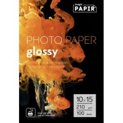 Глянцевий фотопапір 10x15, 210 PAPIR Magic (100 аркушів)
