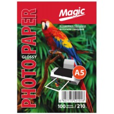 Фотопапір А5 глянець 200г\м2, 100л.