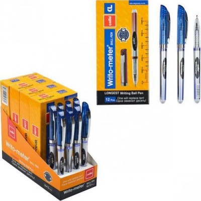 Ручка пише 10 кілометрів Cello кулькова Writo-meter CL-8048 0,5мм уп.12шт